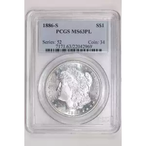 1886-S $1, PL