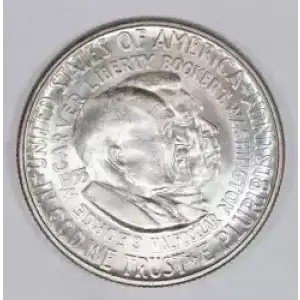 Classic Commemorative Silver---Carver/Washington Commemorative 1951-1954-Silver- 0.5 Dollar