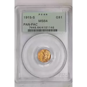 1915-S G$1 Panama-Pacific