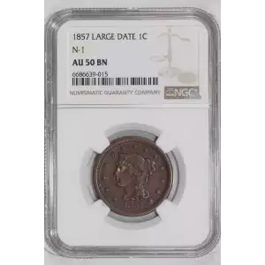 Half Cents -Braided Hair 1840-57 -Copper