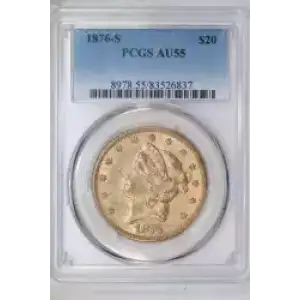 1876-S $20