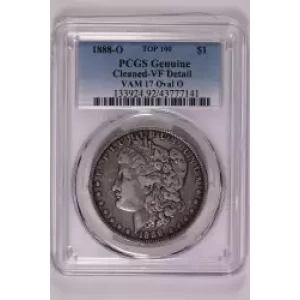 1888-O $1 VAM 17 Oval O