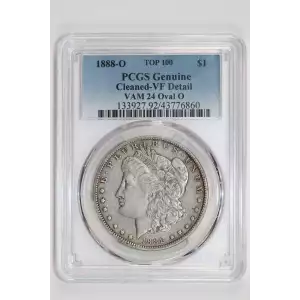 1888-O $1 VAM 24 Oval O TOP 100