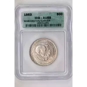 Classic Commemorative Silver---Carver/Washington Commemorative 1951-1954-Silver- 0.5 Dollar