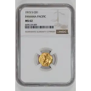 Classic Commemorative Gold--- Panama - Pacific Exposition 1915 -Gold- 1 Dollar