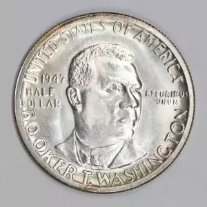 Classic Commemorative Silver--- Booker T. Washington Memorial 1946-1951-Silver- 0.5 Dollar