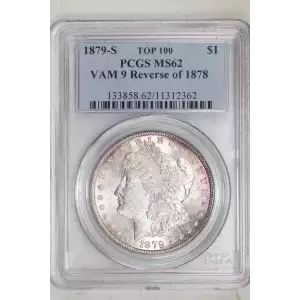 1879-S $1 VAM 9 Reverse of 1878