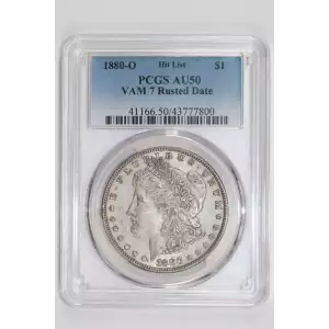 1880-O $1 VAM 7 Rusted Date Hit List
