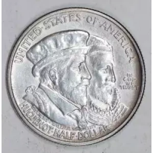 Classic Commemorative Silver--- Huguenot - Walloon Tercentenary 1924 -Silver- 0.5 Dollar