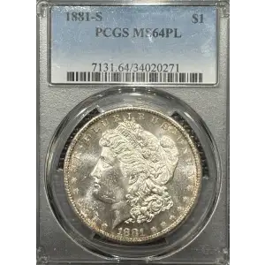 1881-S $1, PL