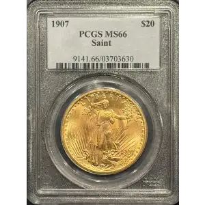 1907 $20 Saint-Gaudens