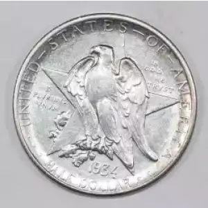 Classic Commemorative Silver--- Texas Independence Centennial 1934-1938-Silver- 0.5 Dollar