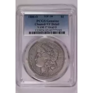 1888-O $1 VAM 17 Oval O