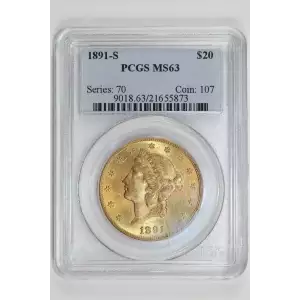 1891-S $20