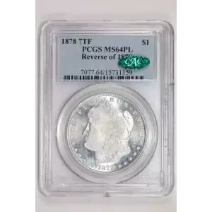 1878 7TF $1 Reverse of 1879, PL