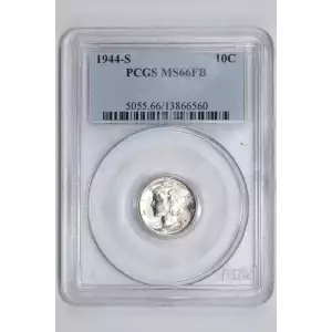 1944-S 10C, FB