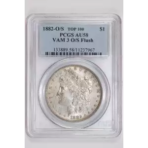 1882-O/S $1 VAM 3 O/S Flush TOP 100
