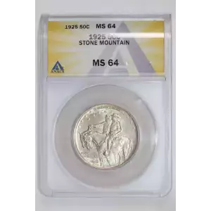 Classic Commemorative Silver--- Stone Mountain Memorial 1925 -Silver- 0.5 Dollar