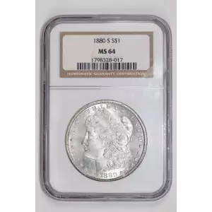 1880-S MORGAN DOLLAR NGC MS64 (2)