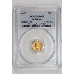 1903 G$1 LA Purchase, Jefferson