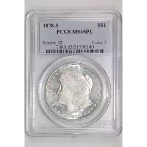 1878-S $1, PL