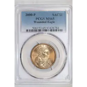 2000-P SAC$1 Wounded Eagle (2)
