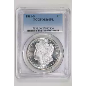 1881-S $1, PL