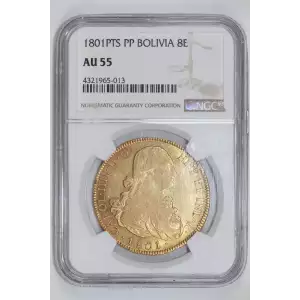 BOLIVIA Gold 8 ESCUDOS