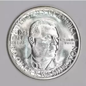 Classic Commemorative Silver--- Booker T. Washington Memorial 1946-1951-Silver- 0.5 Dollar