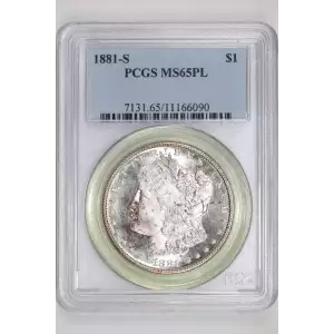 1881-S $1, PL