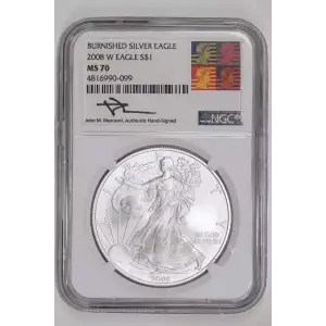2008 W BURNISHED SILVER EAGLE 