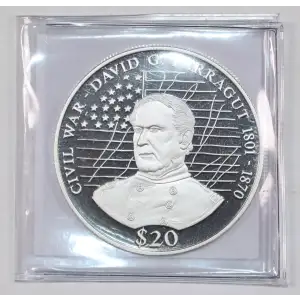 LIBERIA Silver 20 DOLLARS