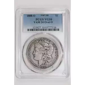 1888-O $1 VAM 24 Oval O TOP 100
