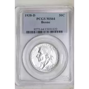 1938-D 50C Boone