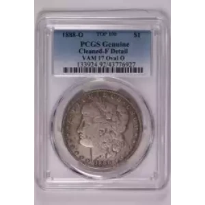1888-O $1 VAM 17 Oval O