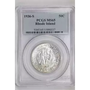 1936-S 50C Rhode Island