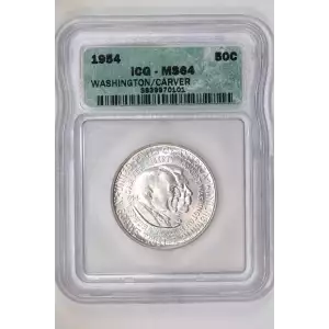 Classic Commemorative Silver---Carver/Washington Commemorative 1951-1954-Silver- 0.5 Dollar