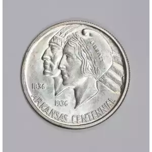 Classic Commemorative Silver--- Arkansas Centennial 1935-1939-Silver- 0.5 Dollar
