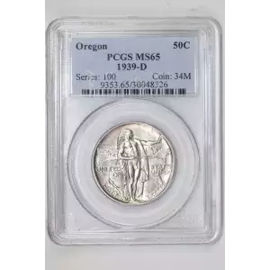 1939-D 50C Oregon