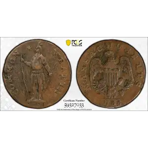 1788 Cent, No Period after Mass (2)