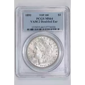 1891 $1 VAM 2 Doubled Ear TOP 100 (2)