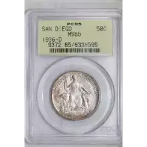 1936-D 50C San Diego