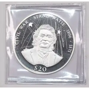 LIBERIA Silver 20 DOLLARS