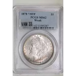 1878 7/8TF $1 Weak (2)