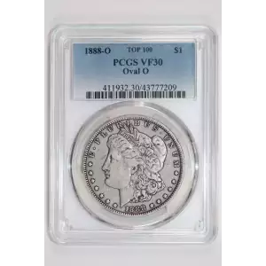 1888-O $1 Oval O TOP 100
