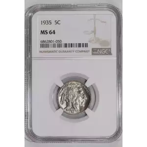 Nickel Five Cent Pieces-Indian Head or Buffalo