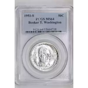 1951-S 50C Booker T. Washington