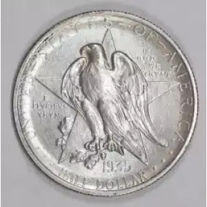 Classic Commemorative Silver--- Texas Independence Centennial 1934-1938-Silver- 0.5 Dollar