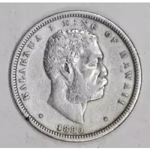 Hawaiian Issues--1883 Half Dollar -- 0.5 Dollar