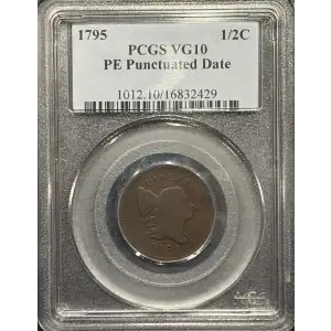 1795 1/2C Plain Edge, Punctuated Date, BN (2)